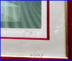 Philippe Augé, lithographie cheval blanc numérotée 180/275 et contresignée