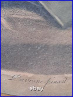 Pierre Davesne, Gravure XVIIIème Siècle. Les Cerises Et Les Prunes