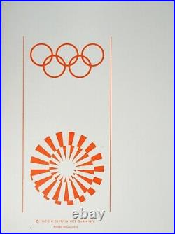 Pierre SOULAGES Lithographie n°29, #Jeux Olympiques, Munich, 1972