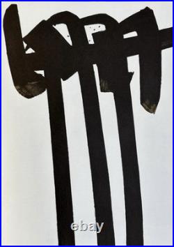 Pierre Soulages Lithographie No 28. Chagall