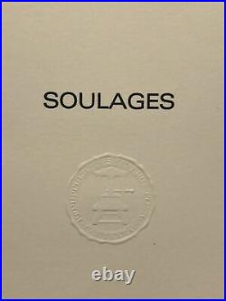 Pierre Soulages gravure 1986 (lithographie numéro 3)