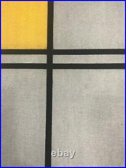 Piet Mondrian Lithographie CM 50x70 Éditions Artis Leonardo Avec Certificat De