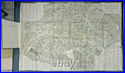Plan Routier de la Ville et Faubourg de Paris Divisé en 12 Mairies 1800