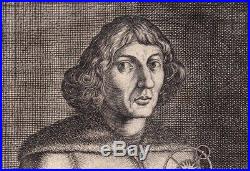 Portrait XVIIIe Nicolas Copernic Mikoaj Kopernik Kopernicus Astronomie Caylus