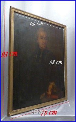 Portrait d'un Clerc 1775 Famille de Marsan Noblesse de Gascogne 18e Religieux