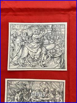 Quatre Gravures Anciennes de L. Parasole, d'après A. Tampesta, 1591, Renaissance