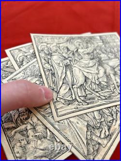 Quatre Gravures Anciennes de L. Parasole, d'après A. Tampesta, 1591, Renaissance