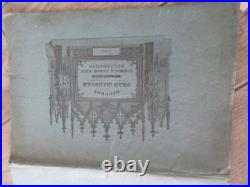 RARE ALBUM 1835 OEUVRES JEAN MIDOLLE ORIGINAL calligraphie