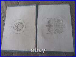 RARE ALBUM 1835 OEUVRES JEAN MIDOLLE ORIGINAL calligraphie