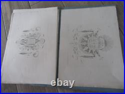 RARE ALBUM 1835 OEUVRES JEAN MIDOLLE ORIGINAL calligraphie