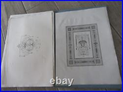 RARE ALBUM 1835 OEUVRES JEAN MIDOLLE ORIGINAL calligraphie