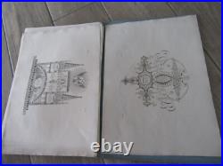 RARE ALBUM 1835 OEUVRES JEAN MIDOLLE ORIGINAL calligraphie