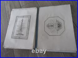 RARE ALBUM 1835 OEUVRES JEAN MIDOLLE ORIGINAL calligraphie