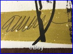 RARE Lithographie MONOTYPE ORIGINAL Signé crayon ARMAN Colère Violons (ARTPRICE)