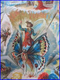 RARE et Originale Invitation au bal de Mardi Gras, Krewe of Proteus 1888