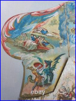 RARE et Originale Invitation au bal de Mardi Gras, Krewe of Proteus 1888