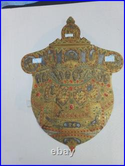 RARE et Originale Invitation au bal de Mardi Gras, Krewe of Proteus 1888