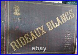 RIDEAUX /DENTELLES RARE 50 Planches + Tarif Bel état ext/int Tâches brunes