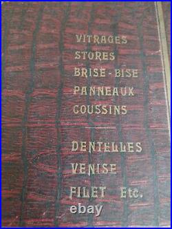 RIDEAUX /DENTELLES RARE 50 Planches + Tarif Bel état ext/int Tâches brunes