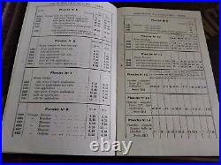 RIDEAUX /DENTELLES RARE 50 Planches + Tarif Bel état ext/int Tâches brunes