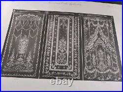 RIDEAUX /DENTELLES RARE 50 Planches + Tarif Bel état ext/int Tâches brunes