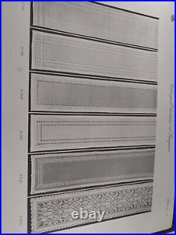 RIDEAUX /DENTELLES RARE 50 Planches + Tarif Bel état ext/int Tâches brunes