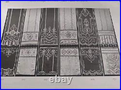 RIDEAUX /DENTELLES RARE 50 Planches + Tarif Bel état ext/int Tâches brunes
