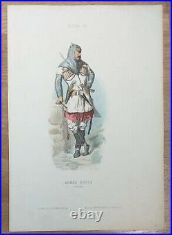 RUSSIE COSTUMES Armée Russe (Crilée), Lithographie, XIXe