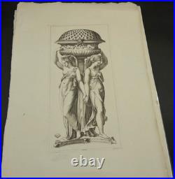 Rare 44 Gravures Péquegnot Ornements Vases et Décorations d'après les maîtres