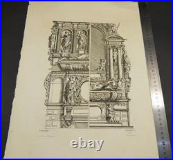 Rare 44 Gravures Péquegnot Ornements Vases et Décorations d'après les maîtres