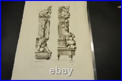 Rare 44 Gravures Péquegnot Ornements Vases et Décorations d'après les maîtres