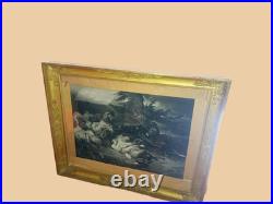 Rare Lithographie Romantique MAZEPPA de 1829