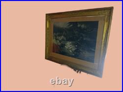 Rare Lithographie Romantique MAZEPPA de 1829