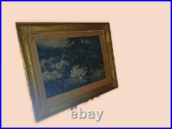Rare Lithographie Romantique MAZEPPA de 1829