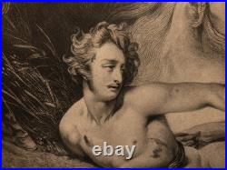 Rare Lithographie Romantique MAZEPPA de 1829