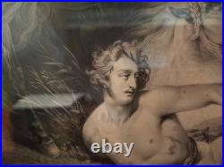 Rare Lithographie Romantique MAZEPPA de 1829