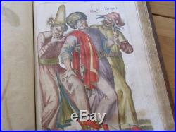 Rare Quatre Premiers Livres Navigation Costumes Ottoman 52 Planches 1568 Nicolay