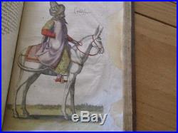 Rare Quatre Premiers Livres Navigation Costumes Ottoman 52 Planches 1568 Nicolay