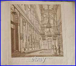 Rare Vues D'Amsterdam 13 Gravures Aquatintes Sépia D'Evert Maaskamp Début 1800