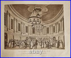 Rare Vues D'Amsterdam 13 Gravures Aquatintes Sépia D'Evert Maaskamp Début 1800