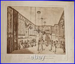 Rare Vues D'Amsterdam 13 Gravures Aquatintes Sépia D'Evert Maaskamp Début 1800