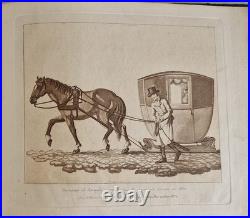 Rare Vues D'Amsterdam 13 Gravures Aquatintes Sépia D'Evert Maaskamp Début 1800