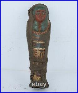 Rare ancien pharaonique égyptien ancien momifié royal Ushabti BC égyptologie