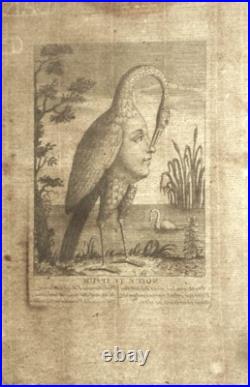 Rare gravure allégorique 18è