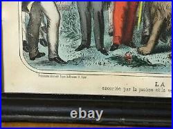 Rare lithographie Constitution 1876 La République Française Bernasconi Wentzel