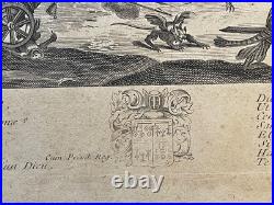 Rarissime gravure ancienne signée Jacques Callot Tentation de Saint Antoine