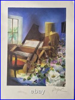 Raymond POULET (1934) Lithographie Originale Signee