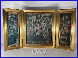 Reproduction Triptyque Pieter coecke van Aelst l'annonciation