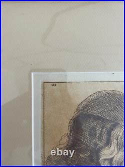 Reproduction ancienne Léonard de Vinci Gravure encadrée Art Renaissance Reproduction ancienne Léonard de Vinci Gravure encadrée Art Renaissance