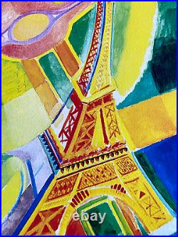 Robert Delaunay Lithographie 1985 Efr (Matisse George Braque Cézanne Kirchner)